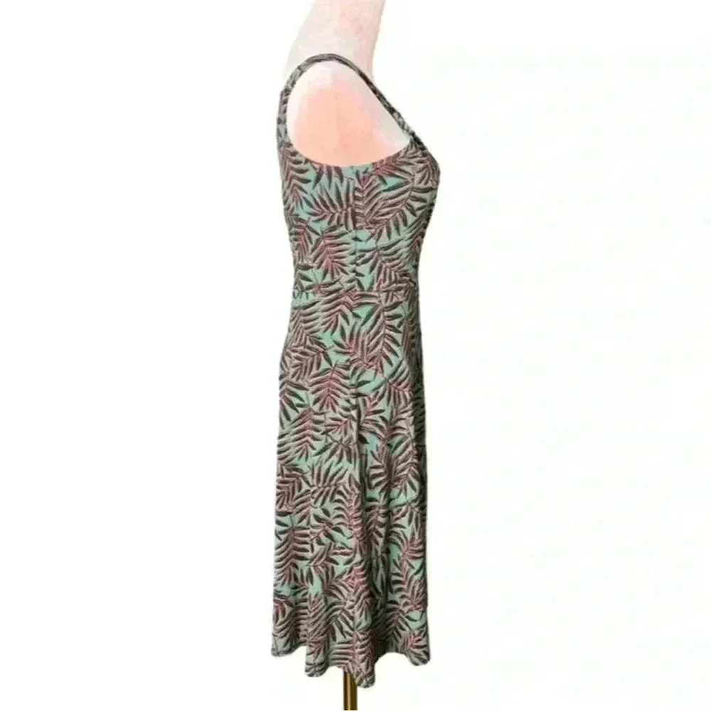 41 Hawthorn Tie Waist Midi Dress in Floral Tropical Green/Peach. X Small. NWT! - Picture 9 of 15